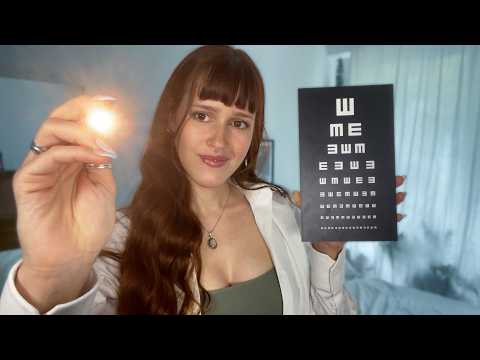 ASMR Eye Exam 💜 Augenuntersuchung mit Sehtest