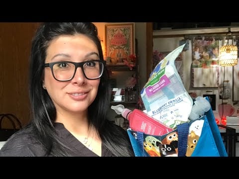 Goodies from JF and Empties| Gum Chewing ASMR