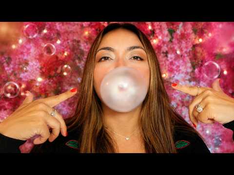 ASMR Bubble Gum 🫧 BIG Bubbles, Fast & Aggressive Cracking + Mouth Sounds