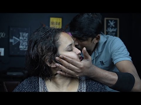 Very Satisfying ASMR Head Massage For Indian Female | Head Scratching And Tapping | Neck Cracking