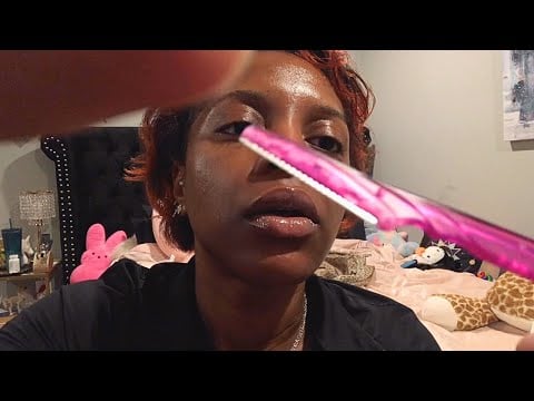 ASMR Bestie Dermaplanes Your Face 🪒💤 (EXTREMELY tingly layered sounds)