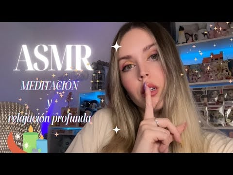 ASMR EN VIVO🌙| Descansa y medita conmigo 🎧😌 | Sueño profundo✨