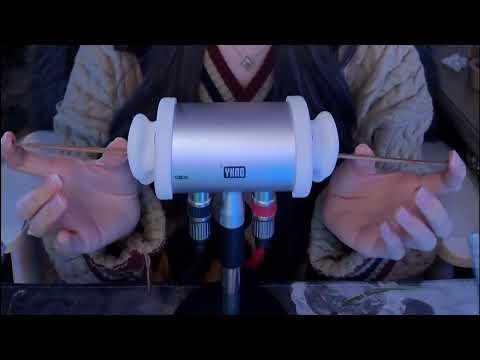 The Most Relaxing ASMR Ear Cleaning Ever with Goose Feather, Pencil & Water Sounds (No Talking)
