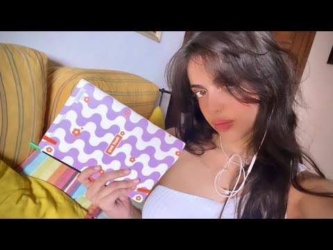 ASMR✏️ escribiendo, tapping