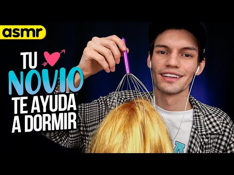 ASMR Roleplay NOVIO TE AYUDA A DORMIR | Mol ASMR Español