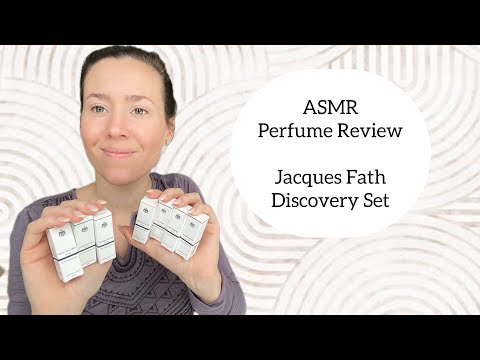 ASMR Perfume Review - Jacques Fath Discovery Set - Tapping and Whispering