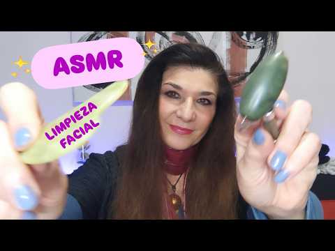 ASMR ✨ Spa limpieza facial y masaje ✨ a un AMIGO por su 🎁🎉 CUMPLEAÑOS🎁🎉  para DORMIR 😴