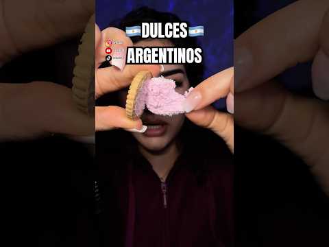 Probando 🇦🇷DULCES ARGENTINOS🇦🇷 #asmr#dulcesargentinos#food