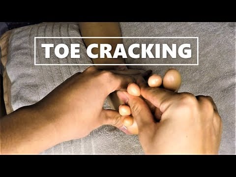 Toe Cracking | Toe Massage with Tools | Massage ASMR