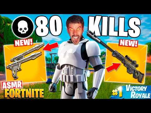 ASMR FORTNITE FAST MOUTH SOUNDS 80 KILLS 💀 SOLO VS SQUAD (asmr controller sounds fortnite)