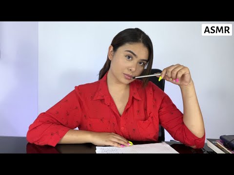 ASMR Roleplay-Soy tu estudiante y necesito tu ayuda