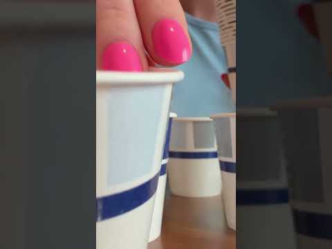 Paper Cups ASMR #relaxing #tingles #oddlysatisfying #asmr #asmrsleep #asmrsounds