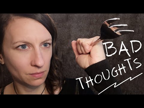 ASMR I Eat your bad thoughts 🍴 Lots of mouth sounds. With layered sounds too!