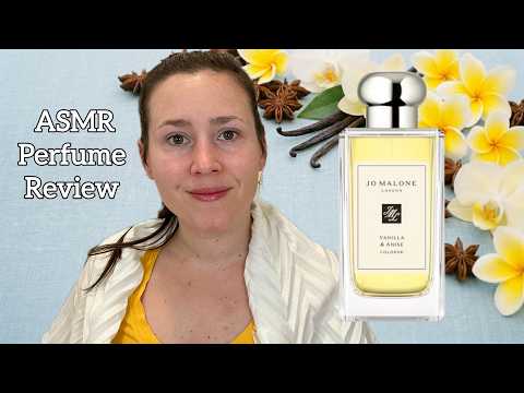 (ASMR) Perfume Review - Jo Malone Vanilla & Anise - Glass Tapping & Whispering