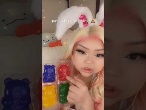 GUMMY BEAR SQUISHIES 🧸 #squishy #asmr