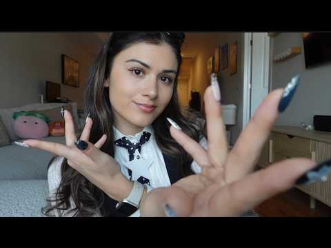 Fast ASMR ⚡️ Peripheral Hand Movements + Mouth Sounds For Relaxation
