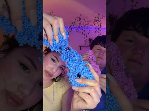 ASMR sensory foam with Joey ASMR #asmr #mouthwhisper #foam #satisfying