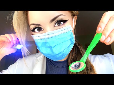 ASMR Dentist Cleans Your Teeth 🦷  Medical Exam , Teeth Cleaning , Dental Scraping & ASMR Dental RP