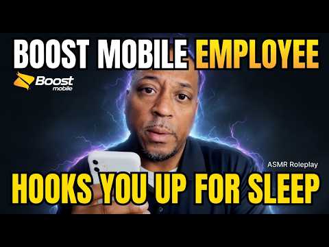 Boost Mobile Employee Hooks YOU UP for Sleep and Deep Relaxation I ASMR Roleplay