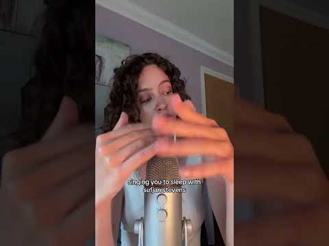singing you to sleep with sufjan stevens #asmr #cover #sufjanstevens