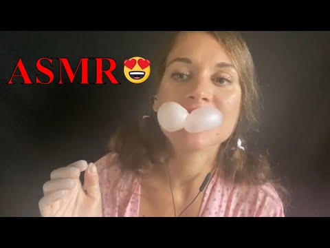 ASMR BUBBLE GUM & BRAIN MELTING SOUND