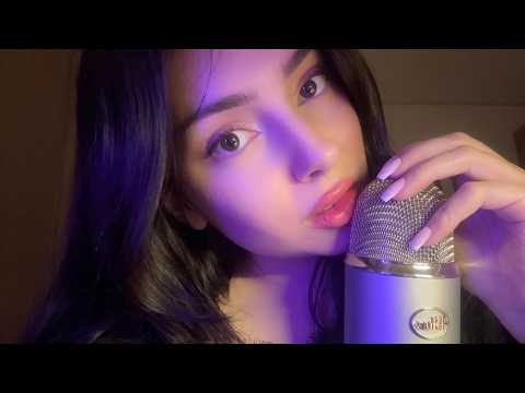 ASMR Close Up | Insane Mouth Sounds + Slow Mic Scratching for Deep Sleep