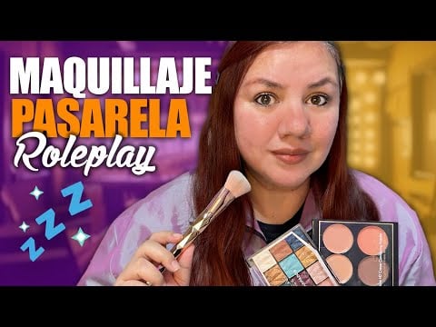 ASMR Maquillaje SUAVE para Pasarela Roleplay