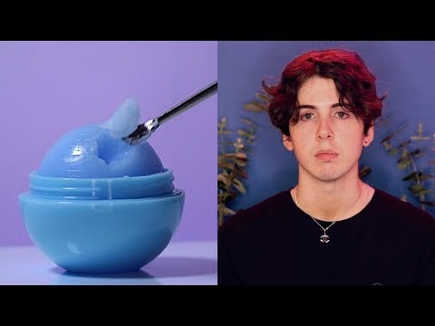 ASMR DESTROYING LIP BALM , EAR MASSAGE