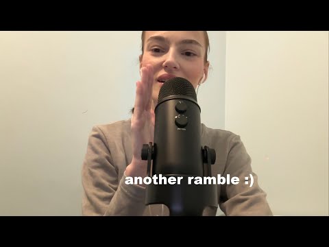 ASMR just a ramble (clicky soft whisper)