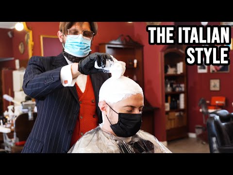 THE ITALIAN BARBER EXPERIENCE 💈 HEAD SHAVE 💈 Rusiello - Barbiere Italiano 2/4