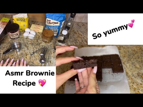 Asmr Baking Brownies 😊