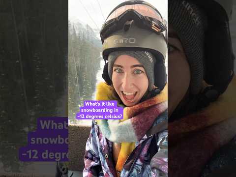 How I felt snowboarding in -12 degrees #asmr #shorts