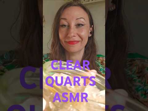 CLEAR QUARTZ ASMR with traffic disturbance #persistance #notperfection #crystalasmr #energyasmr