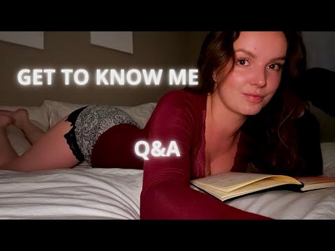 ASMR Interview ❤️ Get to know me | Q&A