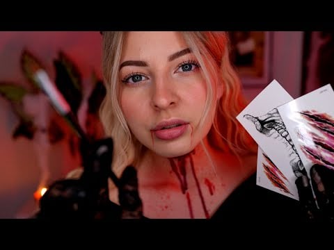 ASMR Roleplay • Doing Your Halloween Makeup 🎃 (Personal Attention)
