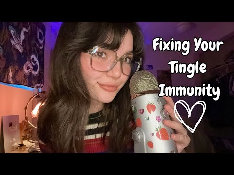 ASMR | Fixing Your Tingle Immunity (Fast and Aggressive Triggers) Mouth Sounds, Mic Triggers, + More