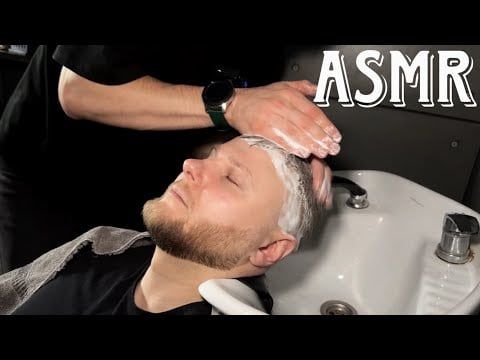 💈ASMR BARBER | Hair Wash SHAMPOO & Perfect Head MASSAGE to PUT YOUR SLEEP 😴🪷