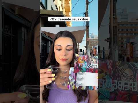 POV: fazendo seus cílios #asmr #humor #comedia #shorts