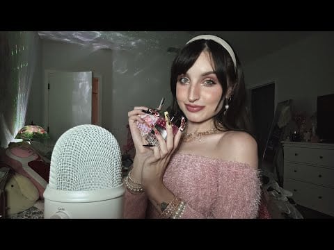 Tinglelicious ASMR (Fast Tapping Assortment, Hair Play/Hair on Mic, Textured Glass Scratching)