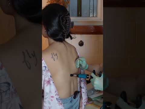 Asmr back exam #asmr #asmrsounds #asmrvideo #relaxing #relax #satisfying #satisfyingvideo #tingles
