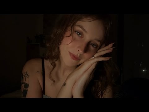 ASMR for left side sleepers (personal attention, mouth sounds and clicky whispers) 