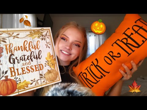 ASMR~ SHOWING YOU MY FALL/HALLOWEEN DECOR 🍂🍁🎃