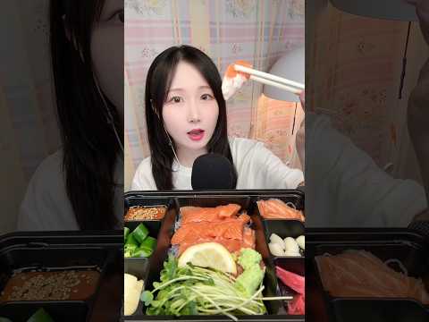 연어 회 먹방 ASMR