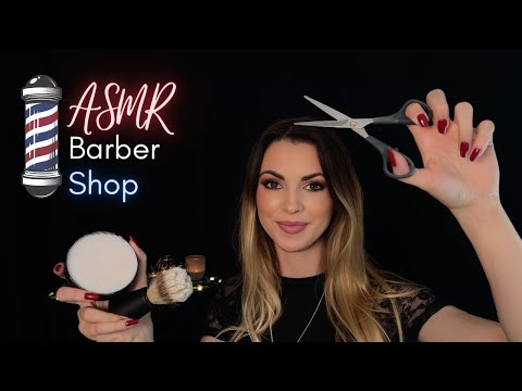 💈ASMR Barber Shop💈Beard trim & shave | Clippers | Scissors (soft spoken role-play)