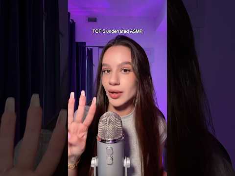 TOP 3 underrated ASMR triggers 😴❤️ #asmr #asmrsounds #asmrvideo #tingles #sleep