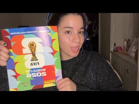 ASMR CON EL ÁLBUM DEL MUNDIAL 2026 parte 2 ~ voz en off