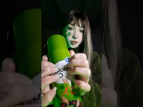 ASMR Using Only Green Items Part 2