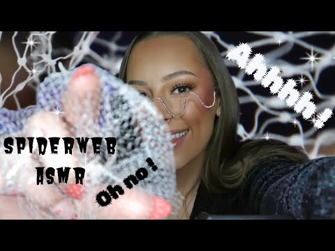 ASMR 🕸 45 min Spiderweb Trigger (Plucking)