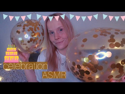 ASMR massive birthday video💜1 year of asmr🎈🎉🎁