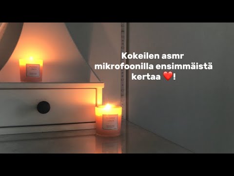 ASMR SUOMI • Kokeilen asmr ensimmäistä kertaa ❤️! #asmrsuomi